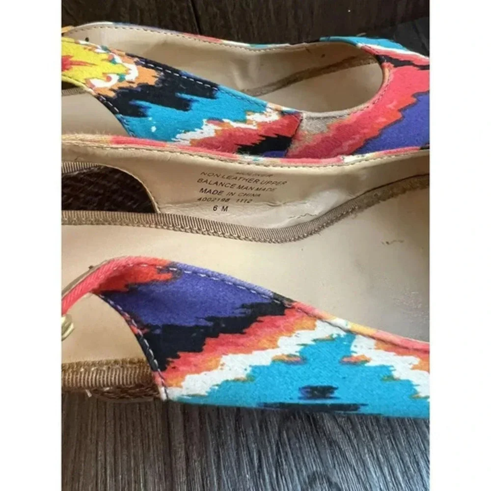 Mootsies Tootsies moliker women's size 6 M wedges woven‎ heels